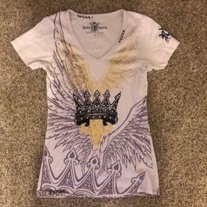 Rebel Spirit embellished v neck SZ S